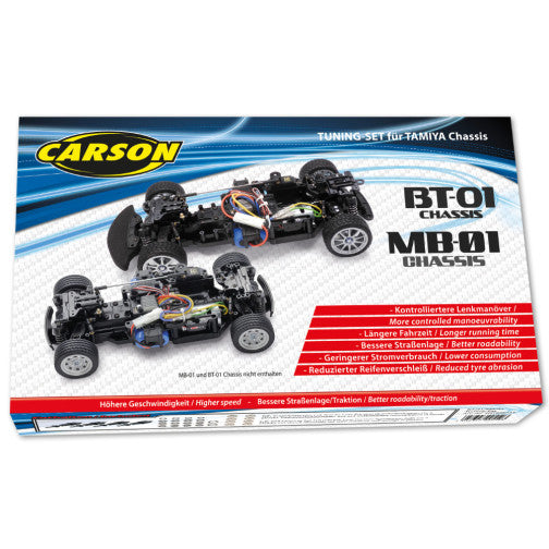 Carson Tuningsatz für Tamiya BT-01 / MB-01 (Ölstoßdämpfer, Kugellager, Low Friction Balls)