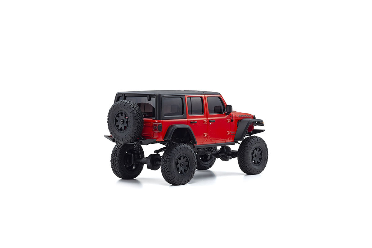 Mini-Z 4X4 MX-01 Jeep Wrangler Rubicon Rouge Pétard (KT531P)