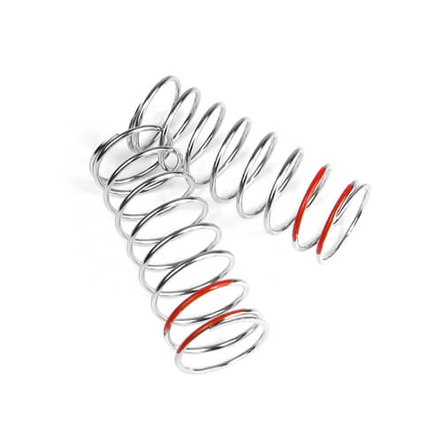 Tekno LF Shock Spring Set (front, 1.6x8.5, 5.29lb/in, 57mm, red) - TKR6107