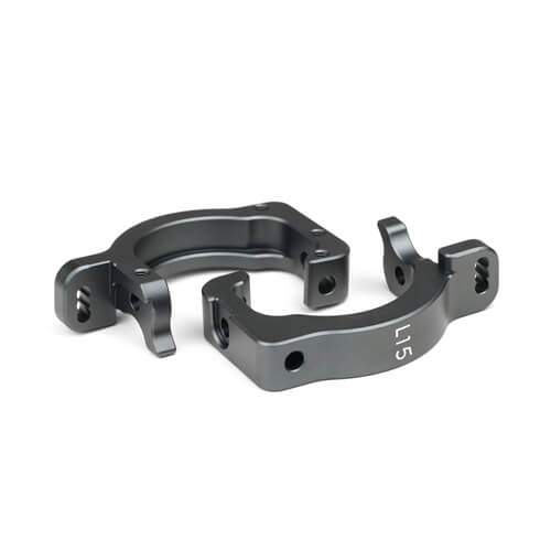Tekno Spindle Carriers (L/R, aluminum, 15 degree, EB/NB48 2.1) - TKR9142A