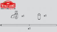 Rally Legends Antenna and mount - RCXX - RC Racing Shop | RC Models | Tuning & Spare Parts for Professionals