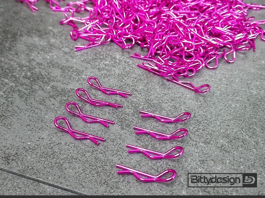 Bittydesign Clips Kit for 1/10 Off/On-Road Bodies - BDBC