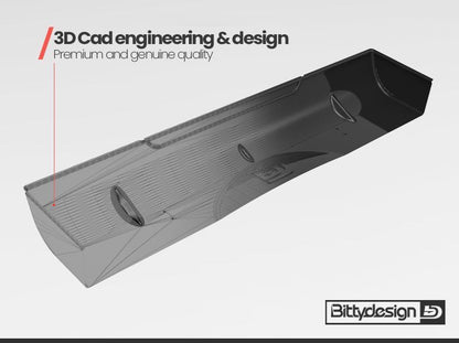 Bittydesign Rear Hard Wing 190mm - Stock spec BDRW