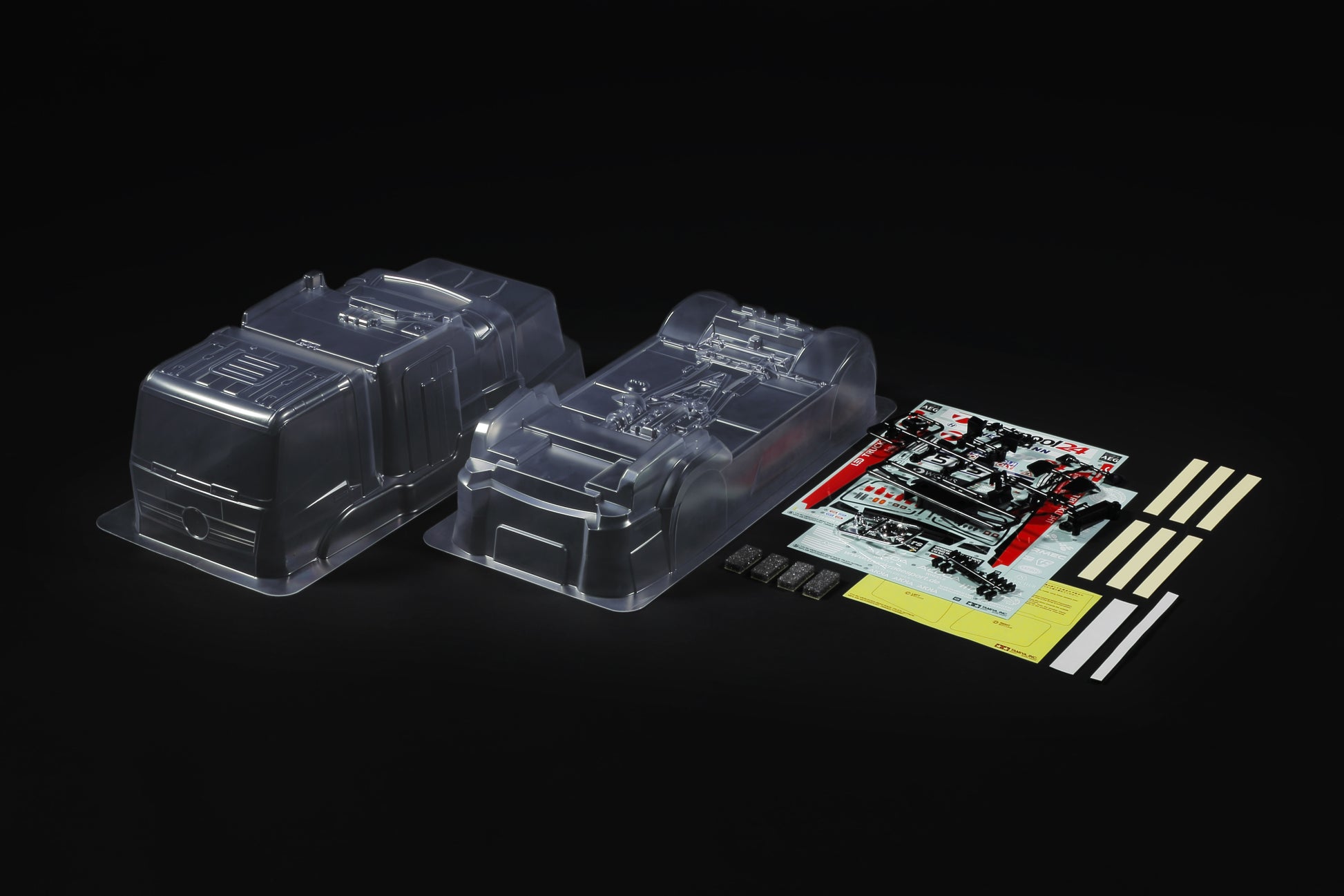 Tamiya 1/14 Race Truck Actros MP4 MB Body Parts Set - RCXX - RC Racing Shop | RC Models | Tuning & Spare Parts for Professionals