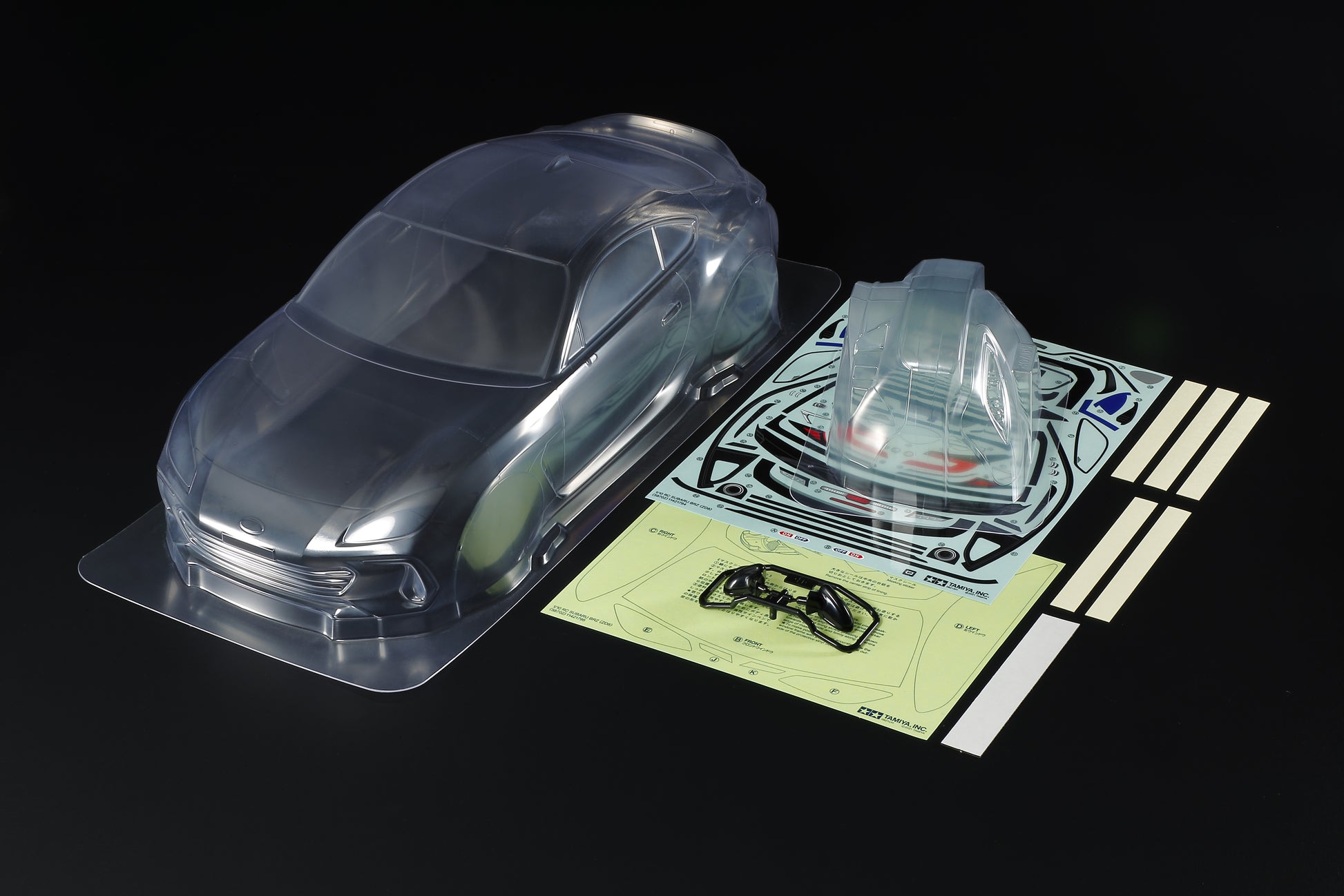 Tamiya Subaru BRZ (ZD8) Body Parts Set - RCXX - RC Racing Shop | RC Models | Tuning & Spare Parts for Professionals