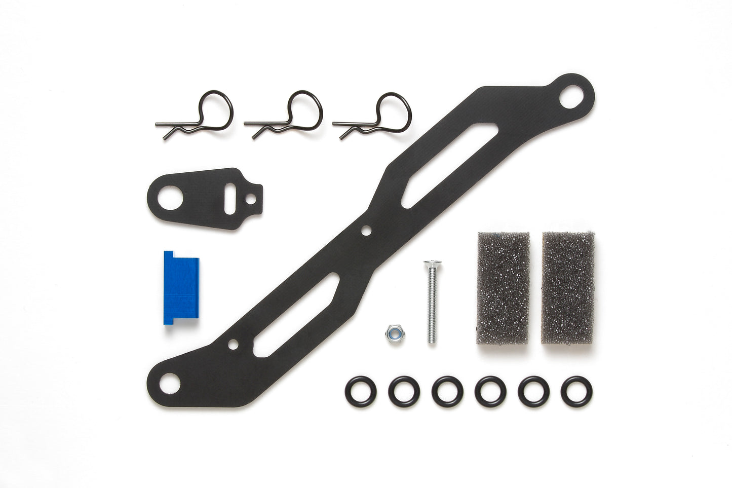 Tamiya TT-02 FRP Battery Plate + Transponder Stay Set - 54555 - RCXX - RC Racing Shop | RC Models | Tuning & Spare Parts for Professionals