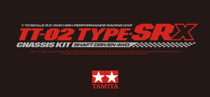 Tamiya TT-02 Type-SRX 1/10 Chassis Kit - 58720