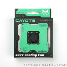 Crest RS120 Aluminium Lüfter 20x20x7mm CAYOTE (Aurora Grün)