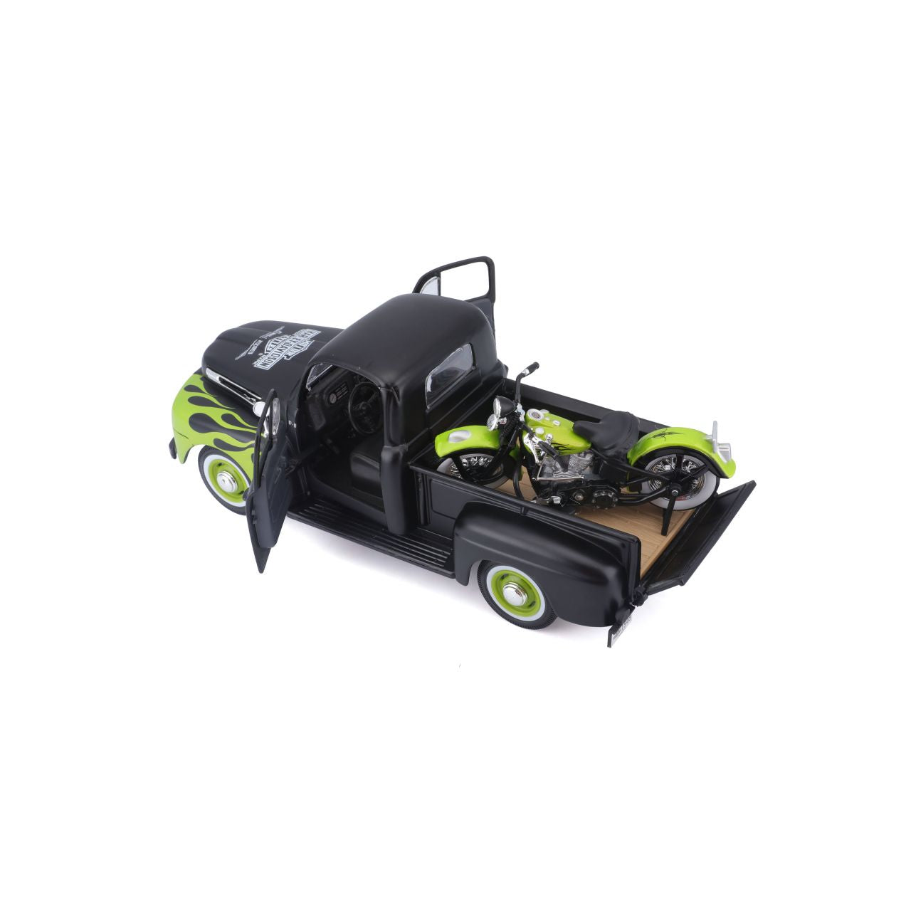 Ford F-1 Pick-Up 1948 Harley Davidson 1/24 schwarz - RCXX - RC Racing Shop | RC Models | Tuning & Spare Parts for Professionals