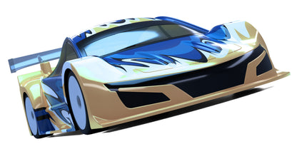 Avalon Vortex 1:10 Tourenwagen Karosserie 190mm (unlackiert) 0,7mm
