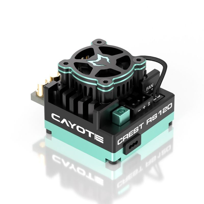 Contrôleur de compétition sans balais CREST RS120 avec capteur CAYOTE pour 1/10
