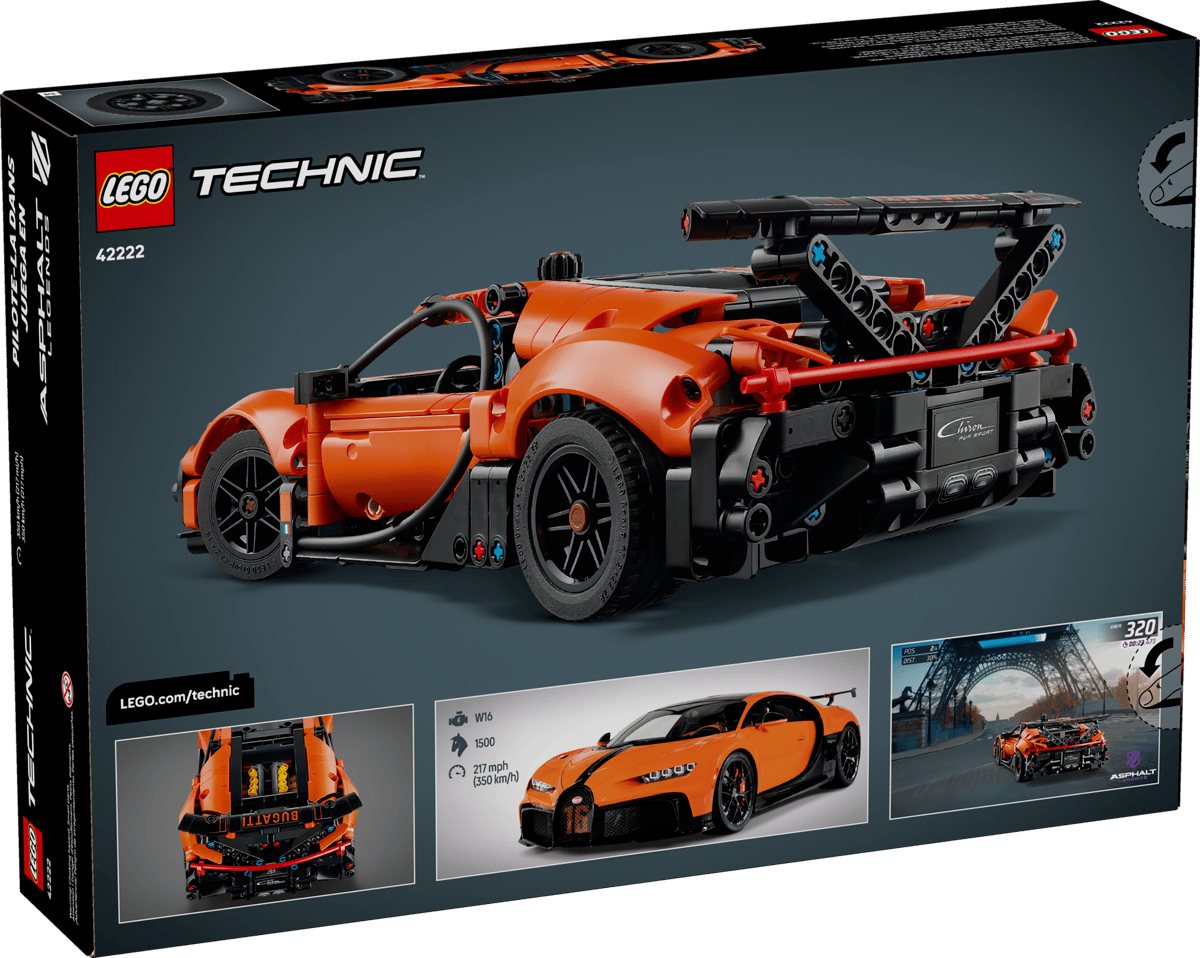 LEGO Technic Bugatti Chiron Pur Sport Hypercar  - 42222
