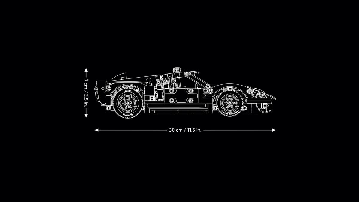 LEGO Technic 1966 Ford GT40 MKII Race Carr  - 42223