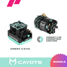 Bundle Cayote | Crest X Evo 1/10 ESC + Moteur Crest Modified 1/10