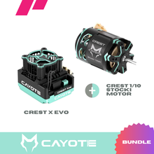Bundle Cayote | Crest X Evo 1/10 + Moteur Crest 1/10 Stocki