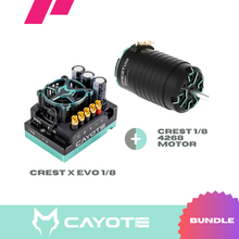 Pack Cayote | Contrôleur Crest X Evo 1/8 + Moteur Crest 4268 1/8