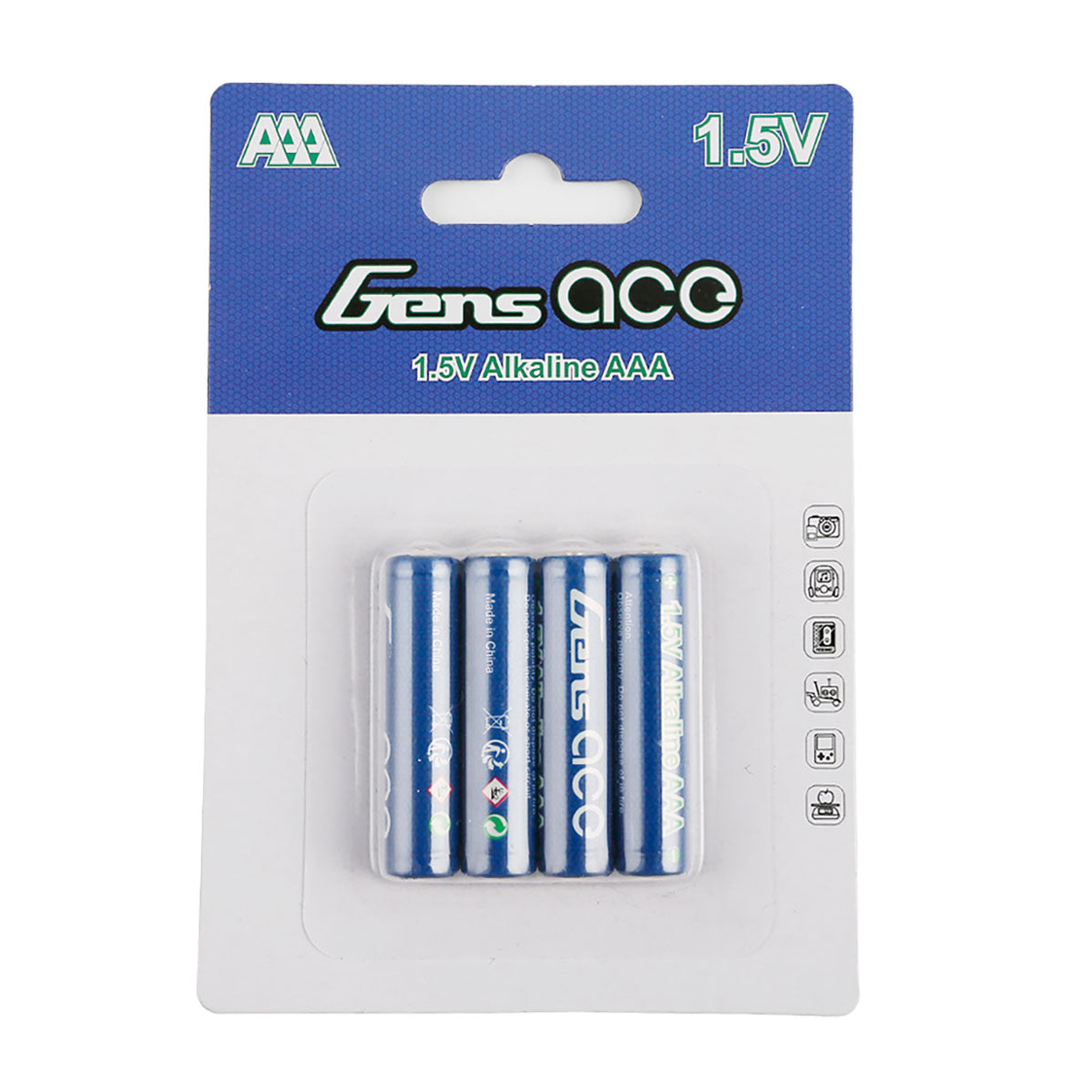 Dry cell battery 1.5V AAA R3 (4)