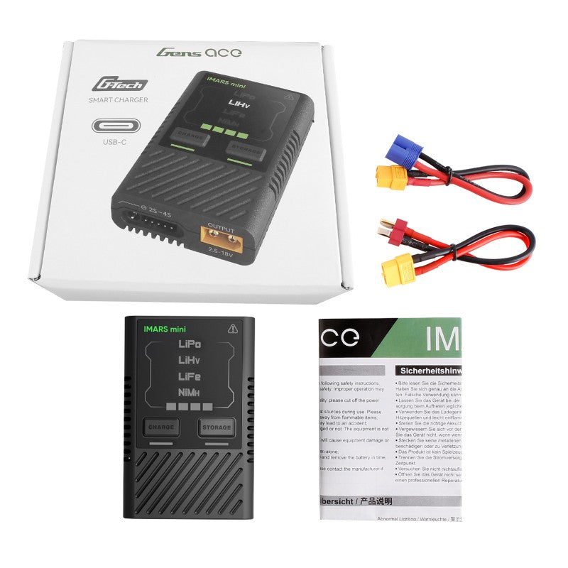 Chargeur GensAce iMars Mini 60W USB-C (2-4S)