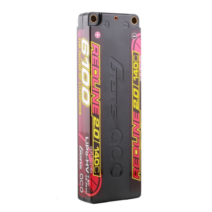 GensAce Redline 2.0 Low Prof 2S HV 7.6V-140C-6100 139x47x18.5mm 226g