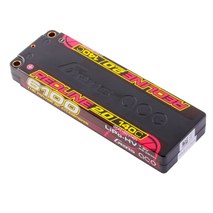 GensAce Redline 2.0 Low Prof 2S HV 7.6V-140C-6100 139x47x18.5mm 226g