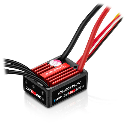 Contrôleur de vitesse électronique (ESC) sans balais QuicRun WP16BL30 G2 30A 2-3S pour modèles 1:16 / 1:18
