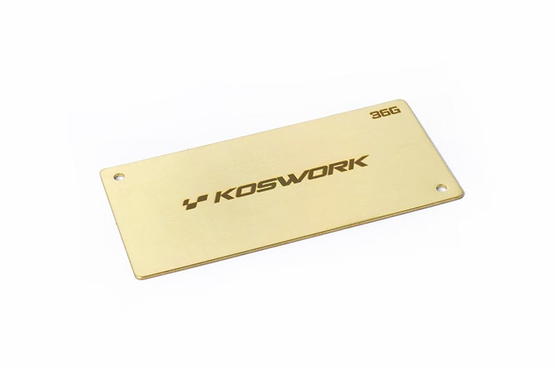 Poids de la batterie Koswork Shorty 94x46x1,0 mm - 36 g - KOS04222