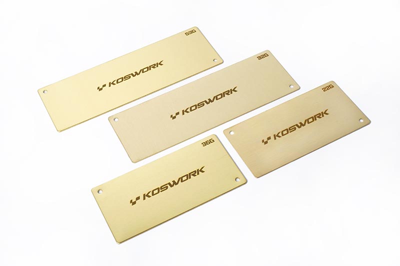 Poids de la batterie Koswork Shorty 94x46x1,0 mm - 36 g - KOS04222