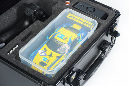 Koswork Aluminium Bag V2 Mini Black for Kyosho Mini-Z (300×240×190 mm) – KOS32302-KMZ