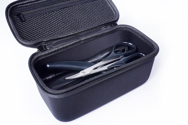 Étui rigide 180 × 90 × 85 mm (pour outils, pompe à vide H130 et H165 mm et accessoires)