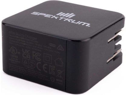 Spektrum 65W USB-C GaN Power Supply EU - SPMX-1027I - RCXX - RC Racing Shop | RC Models | Tuning & Spare Parts for Professionals