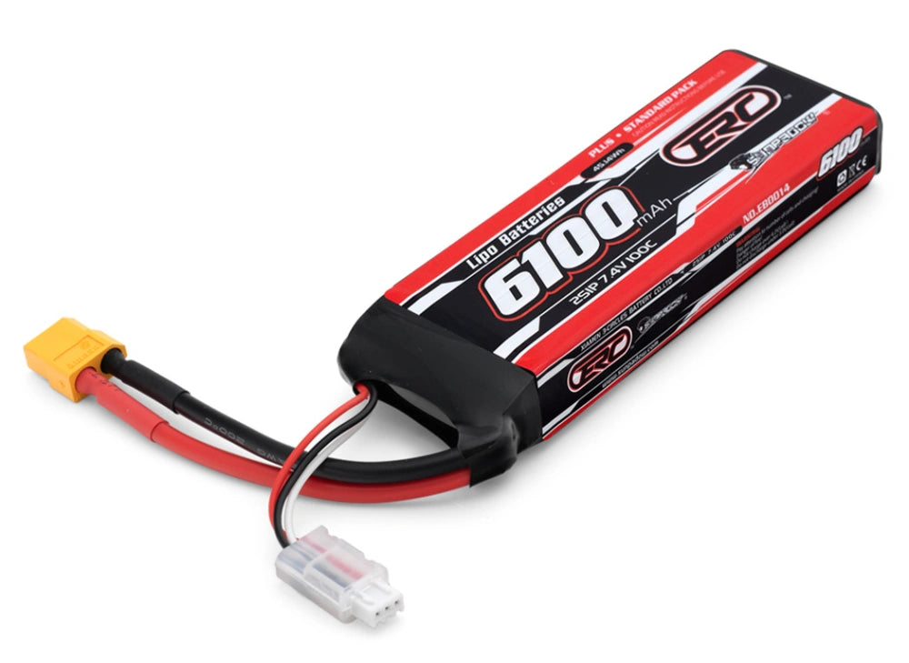 Batteria Li-Po Sunpadow 2S 7.4V 6100mAh 100C Connettore XT60