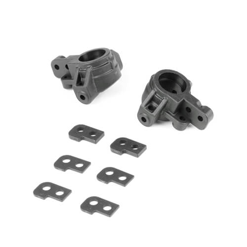 Tekno Adjustable Ackermann Spindles (L/R, EB/ET410) - TKR6553X