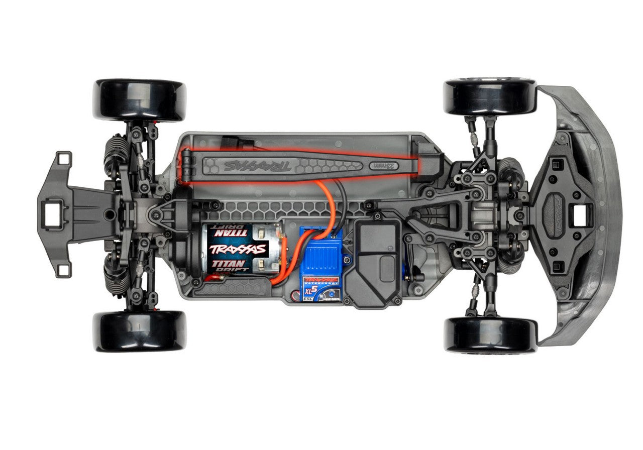 TRAXXAS 4-TEC Ford Mustang 1/10 Drift RTR Brushed, ohne Akku und Ladegerät - RCXX - RC Racing Shop | RC Models | Tuning & Spare Parts for Professionals