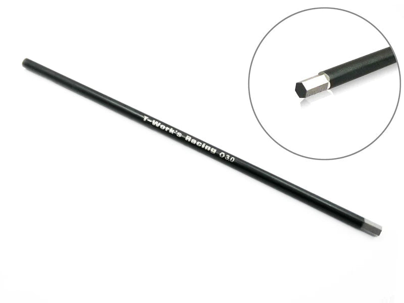 T-Works TT-026-H HSS Hex Wrench Replacement Tip 3.0 x 120mm (1) - RCXX - rc racing for professionals
