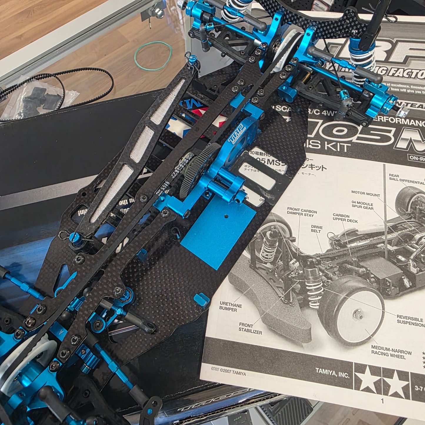 PRE-OWNED Tamiya TRF TA05 MS  1/10 Racing Chassis Kit