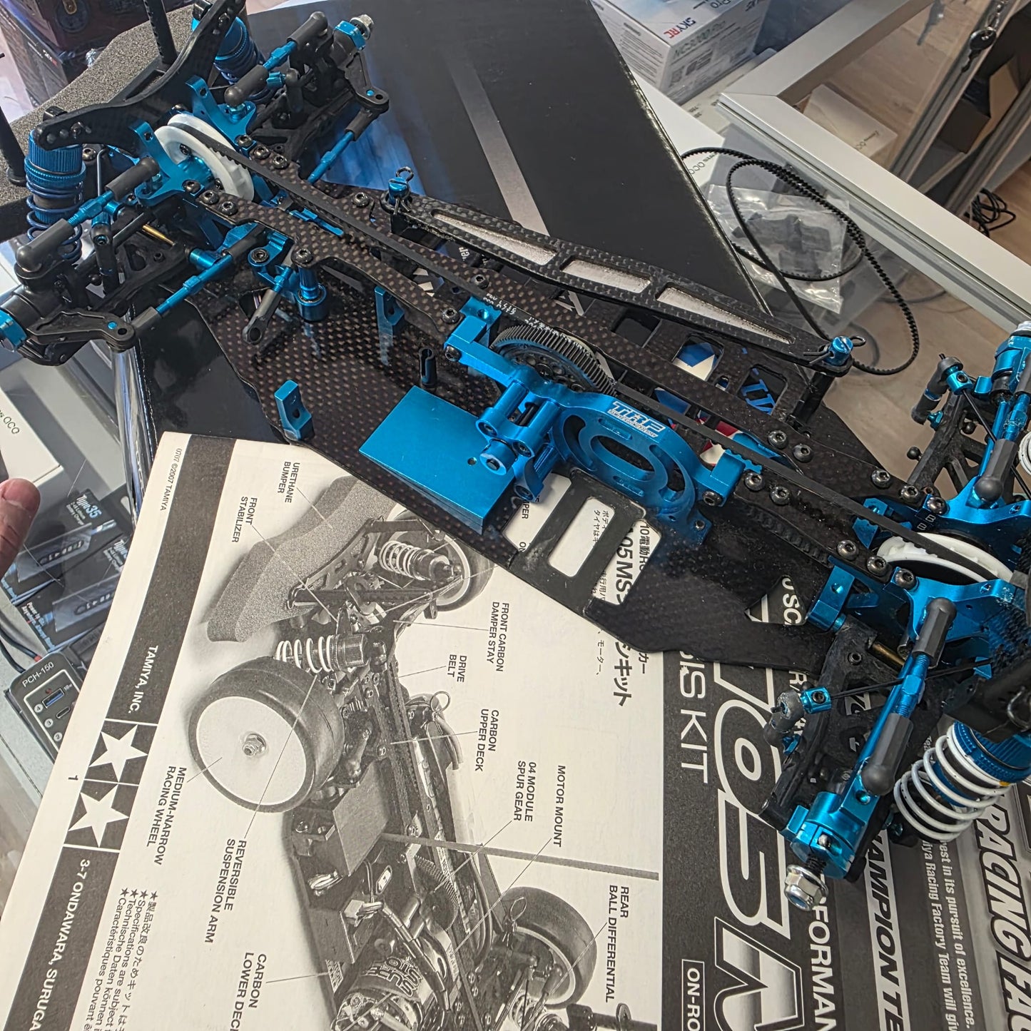 PRE-OWNED Tamiya TRF TA05 MS  1/10 Racing Chassis Kit