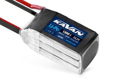 Batterie Li-Po KAVAN 1300mAh 22,2V 40/80C – KAV33.6044