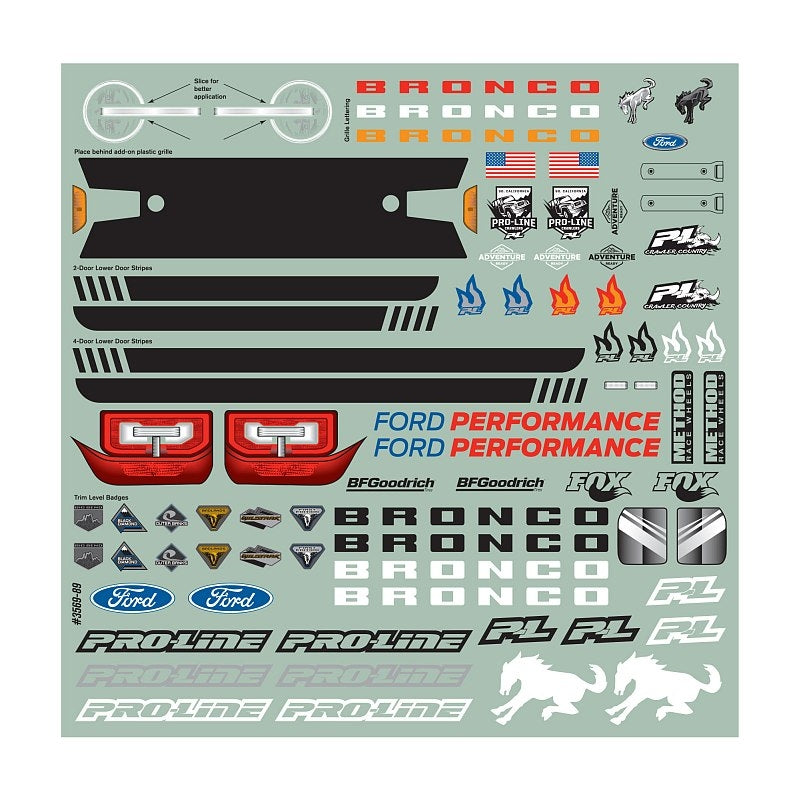 2021 Ford® Bronco Clear Body Set – 11.4" (290mm)