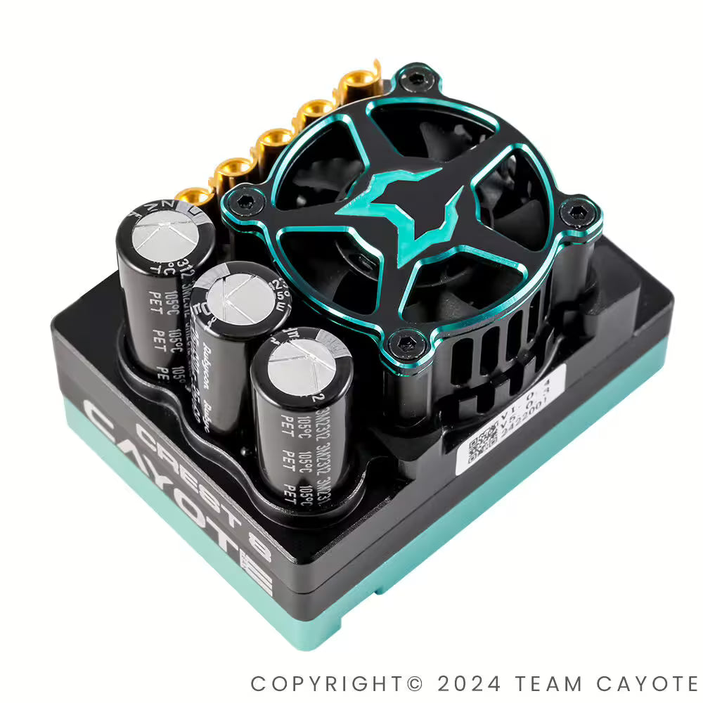 CAYOTE Racing CREST 8 EVO speed controller ESC 1:8 200A