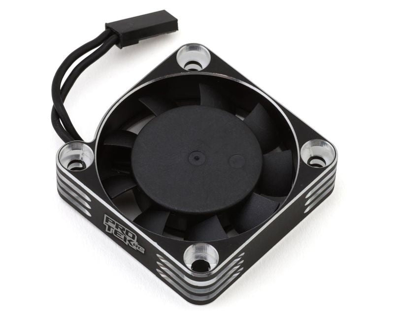 Alu Hochgeschwindigkeits-HV-Kühllüfter silber/schwarz  RC (40x40x10mm)
