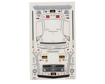 HPI 1966 Ford Mustang Gt Clear Body (200 mm)
