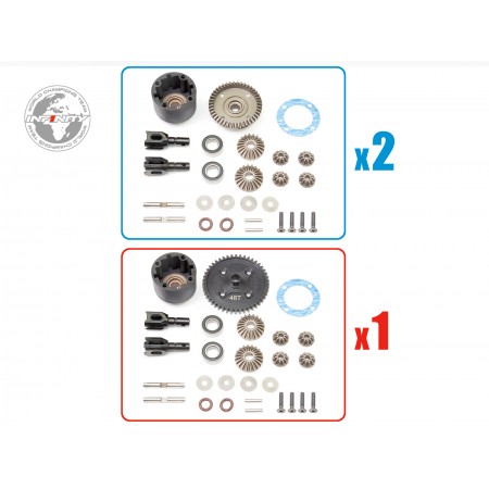 Infinity IFB8 DIFF SET (F/C/R) - M155 - RCXX - RC Racing Shop | RC Models | Tuning & Spare Parts for Professionals