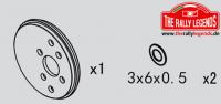 Rally Legends Aluminium Motor Plate - RCXX - RC Racing Shop | RC Models | Tuning & Spare Parts for Professionals