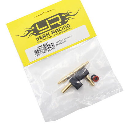 Connecteur coudé de 4 mm et 5 mm